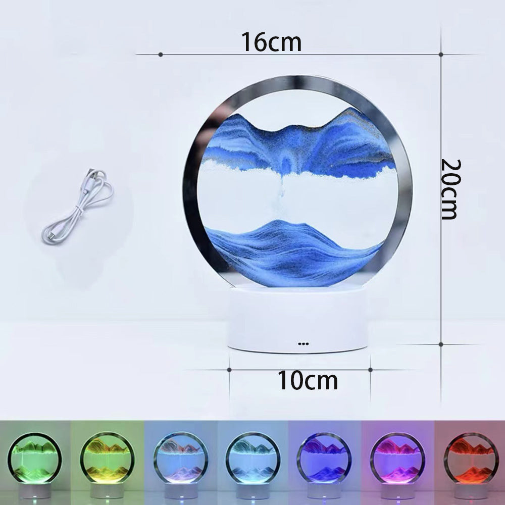 3D svjetleća pješčana lampa