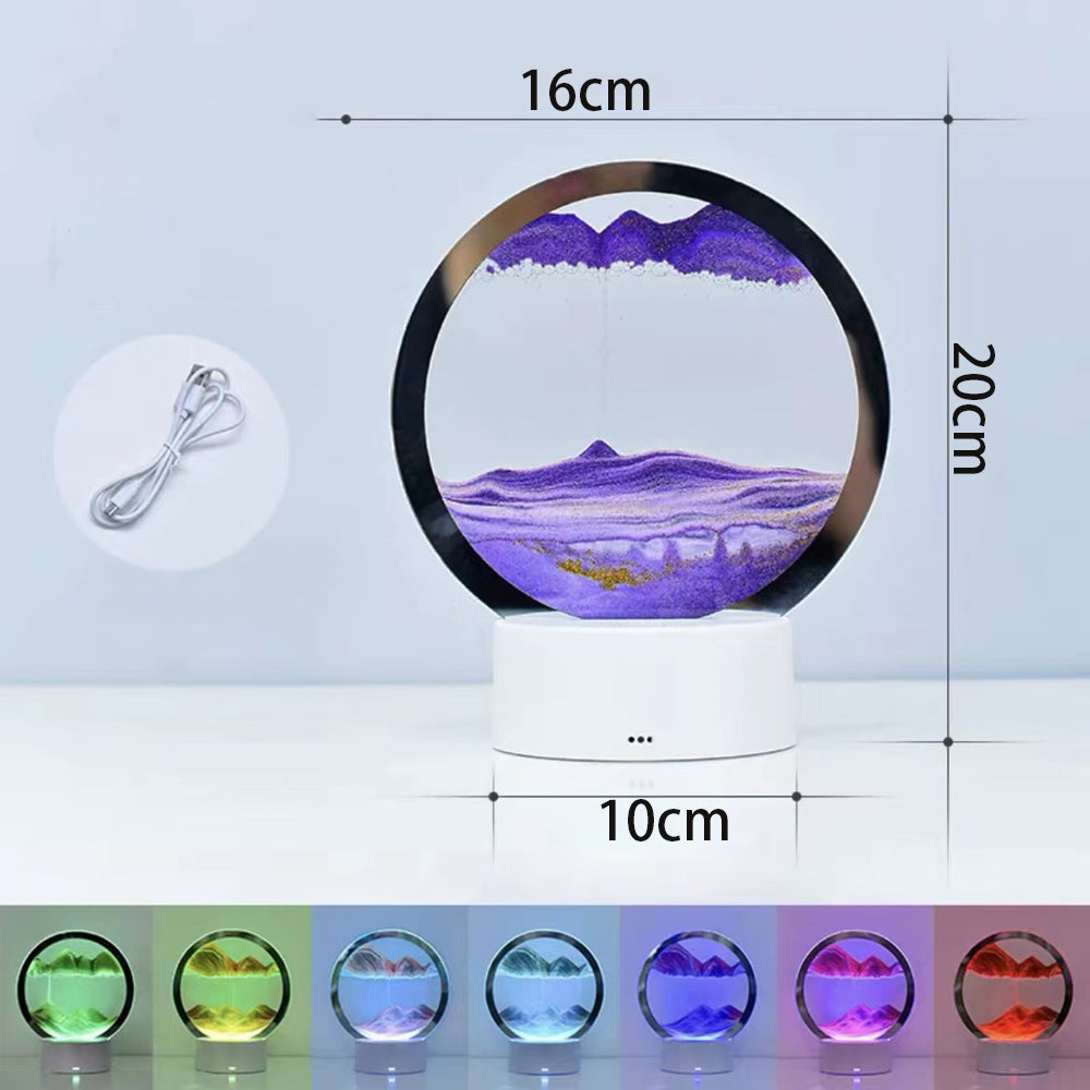 3D svjetleća pješčana lampa