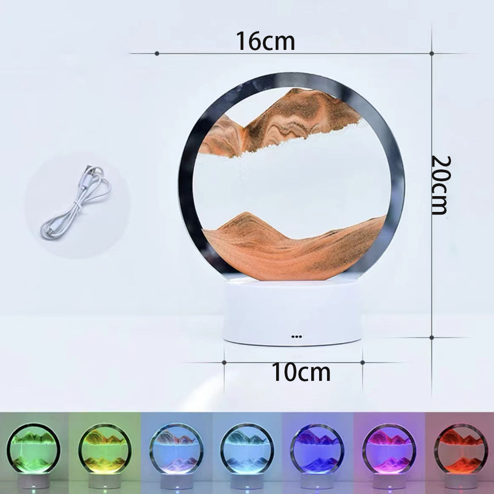 3D svjetleća pješčana lampa