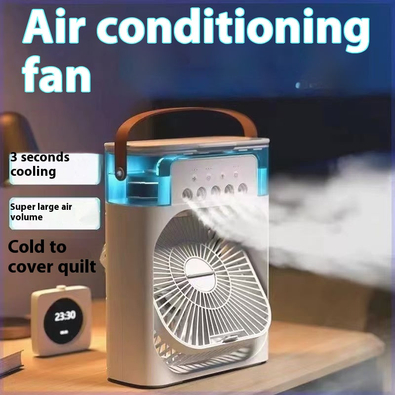 4u1 Ventilator, mini klima, osvežavač i lampa