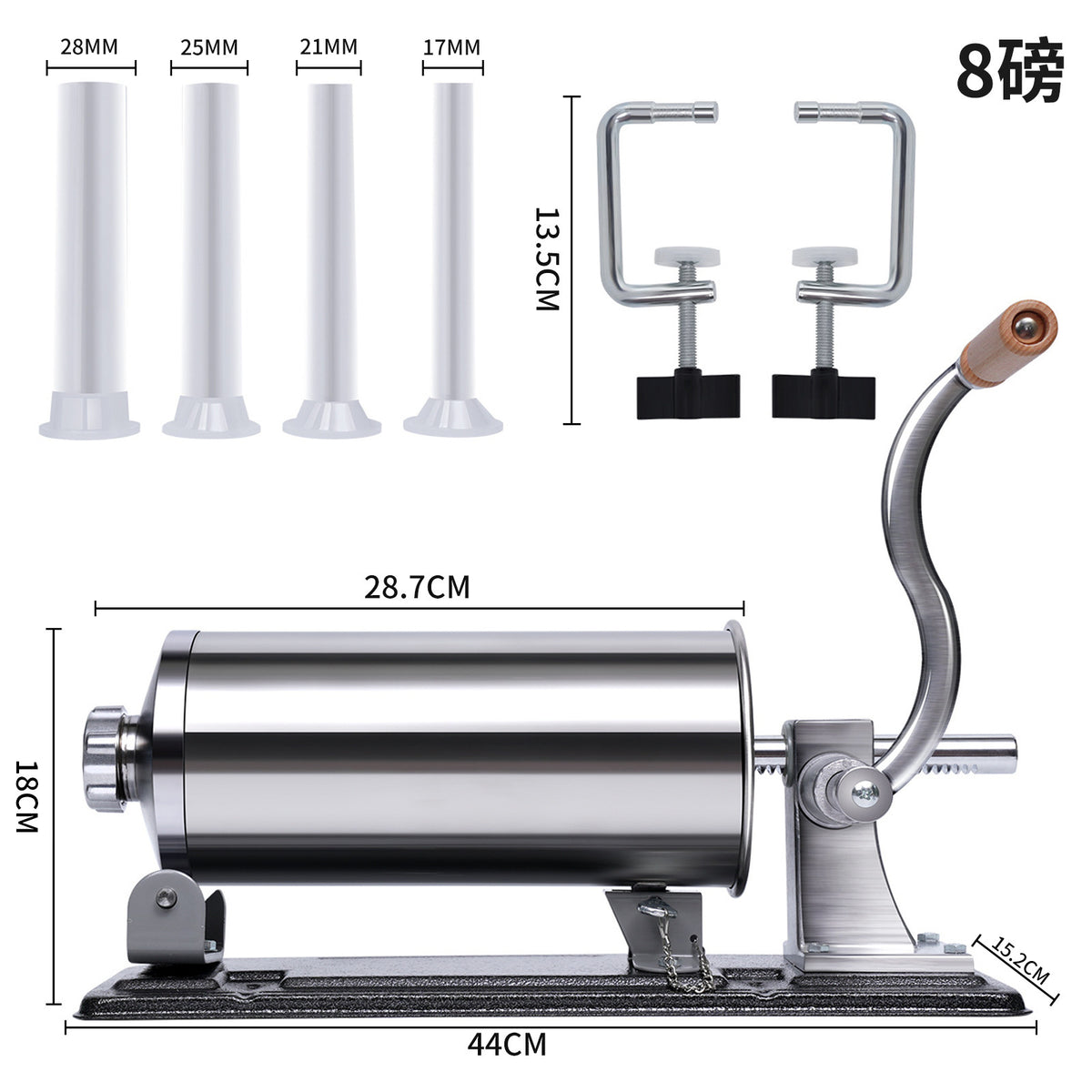 Ručna mašina za punjenje kobasica 3kg i 4kg | Inox kvalitet