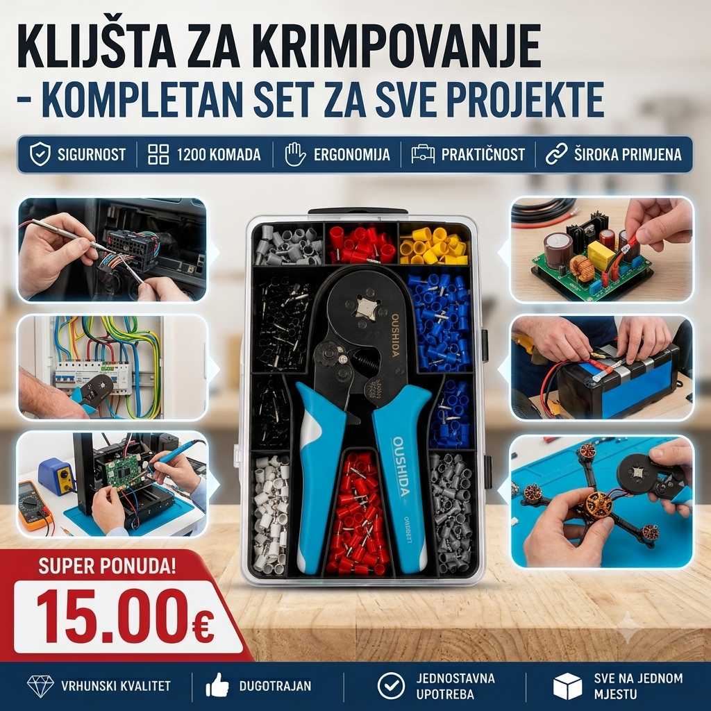KLEŠTA ZA KRIMPOVANJE
