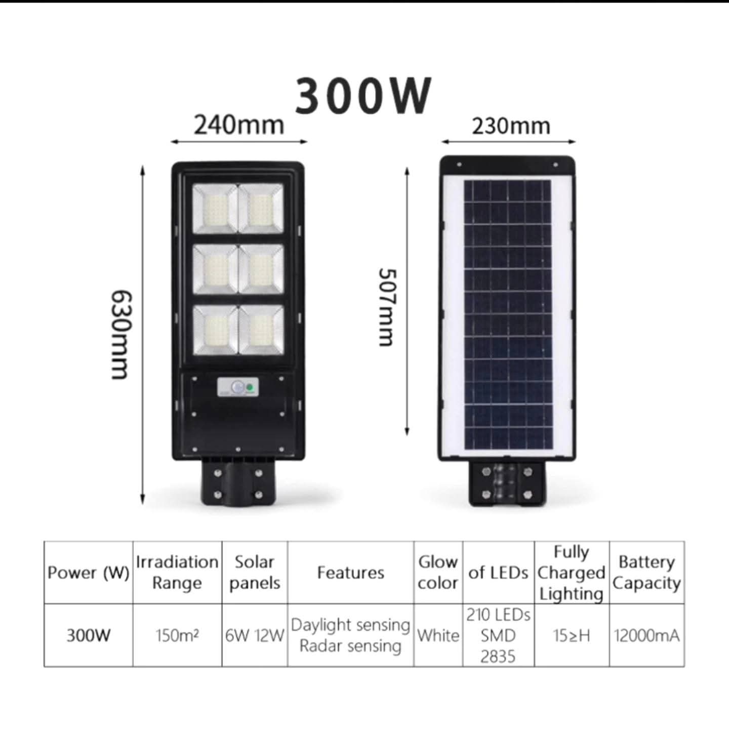 Solar reflektor 300w