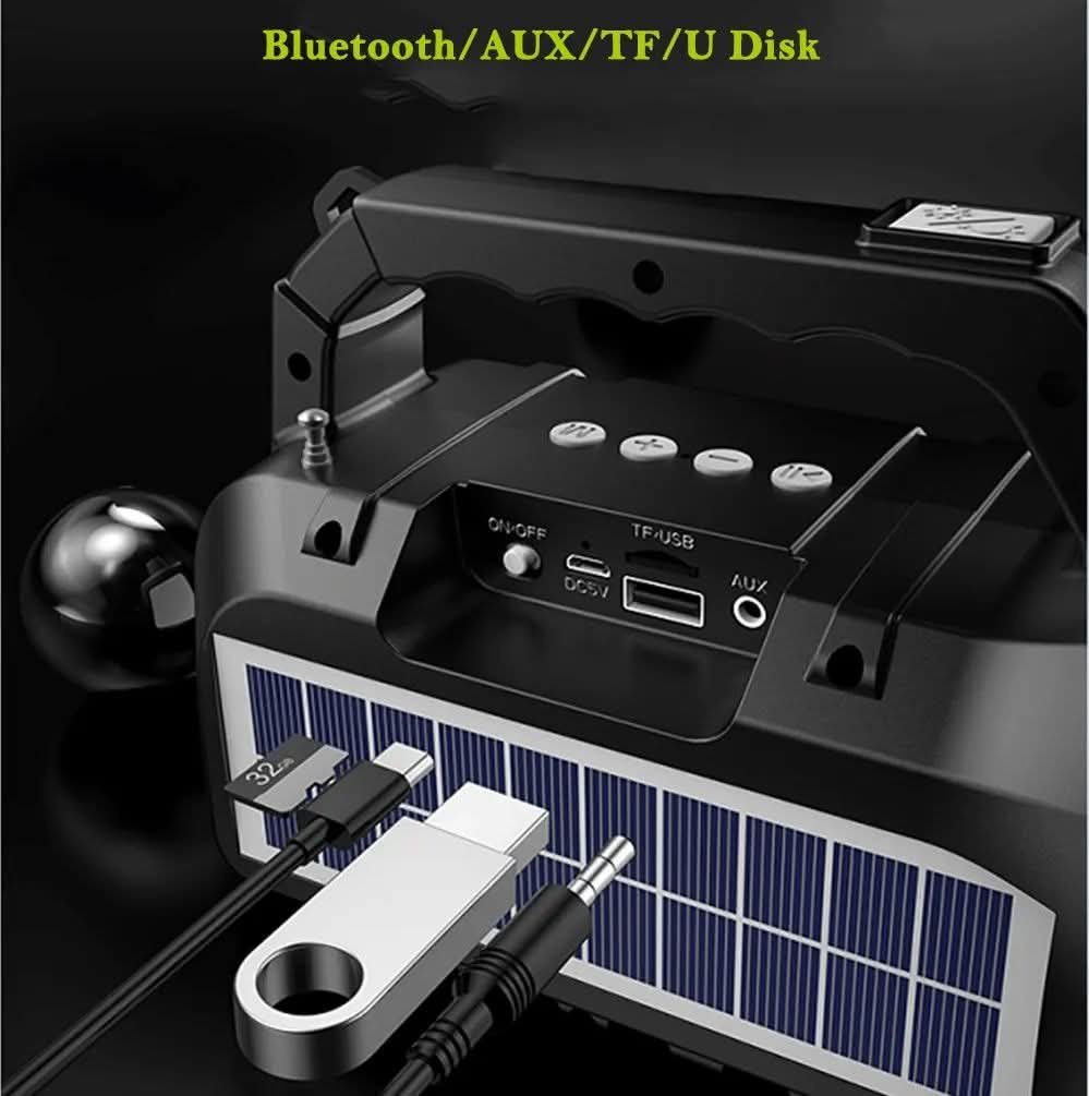 Ručna punjiva led lampa sa bluetooth zvucnikom