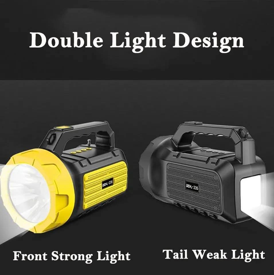 Ručna punjiva led lampa sa bluetooth zvucnikom