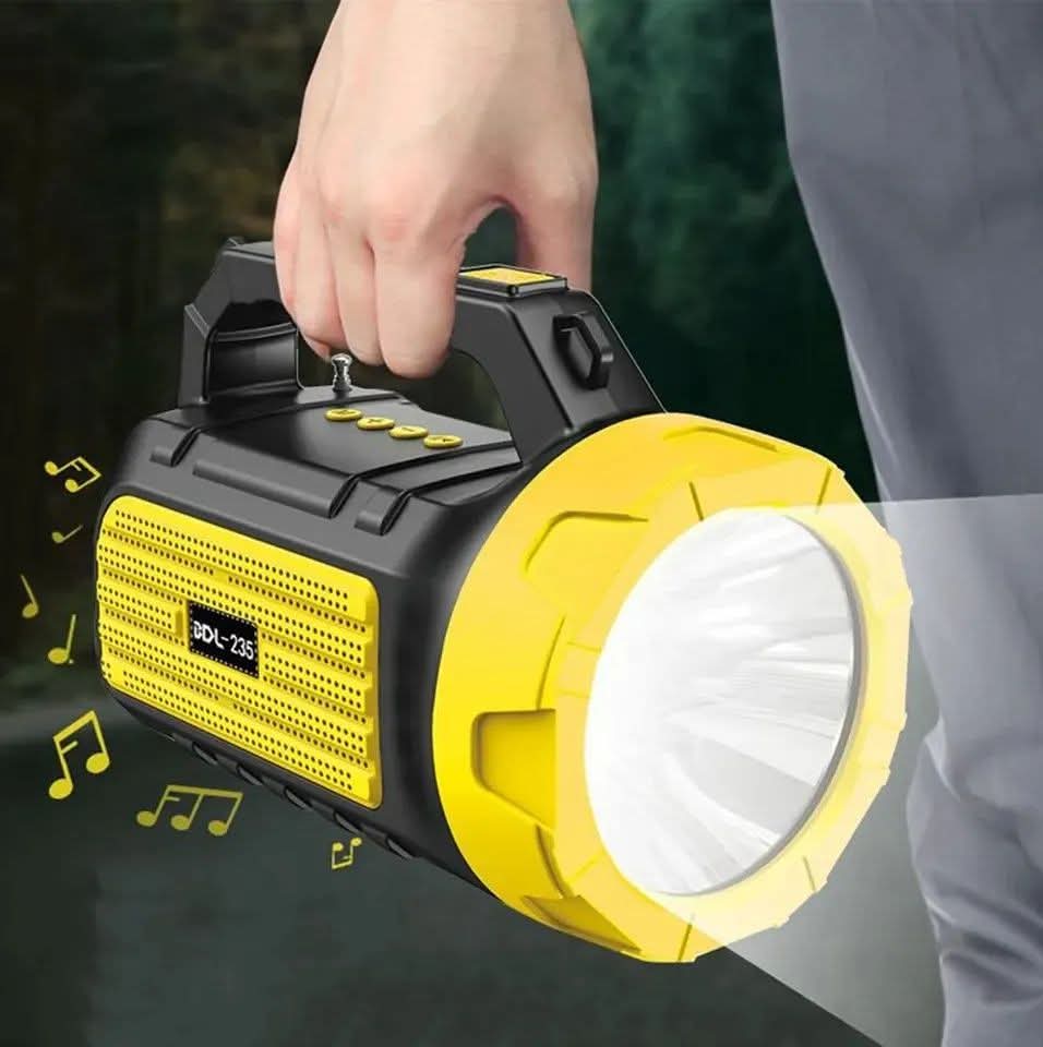 Ručna punjiva led lampa sa bluetooth zvucnikom