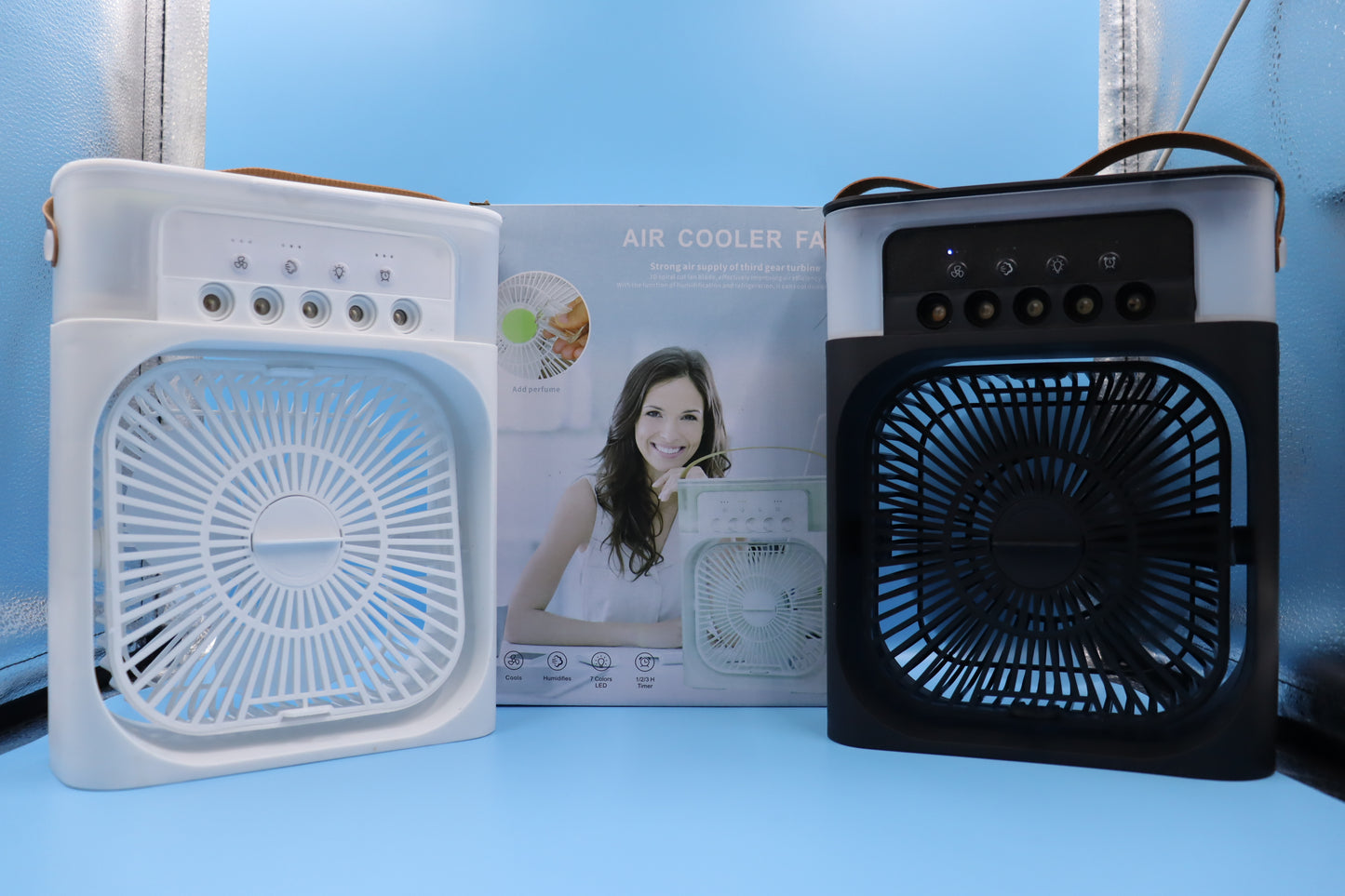 4u1 Ventilator, mini klima, osvežavač i lampa