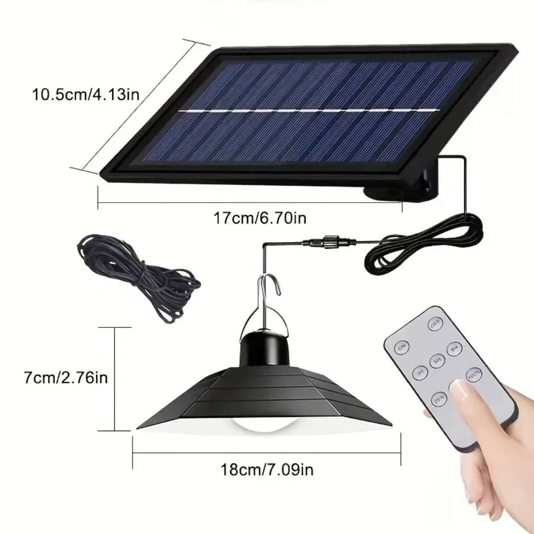 2 Solarne led lampe sa odvojenim solarnim panelom