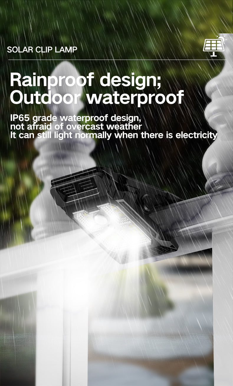 Solarna lampa s kopčom