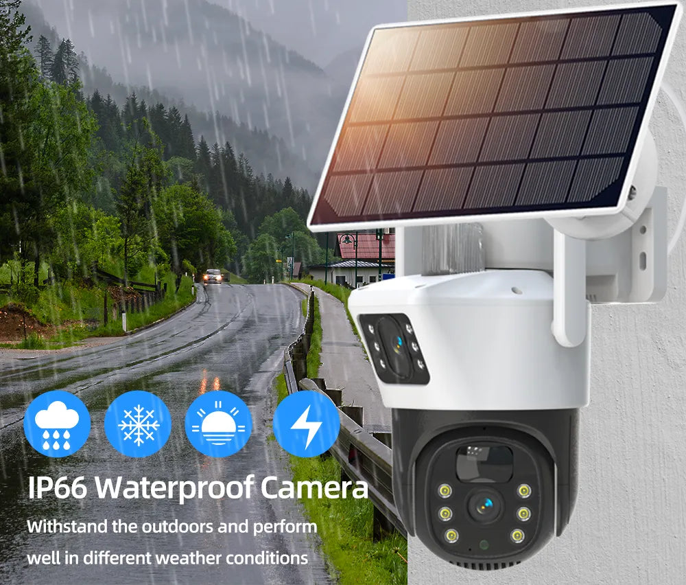 SOLARNA 4G KAMERA S DVA SOČIVA 4+4MP