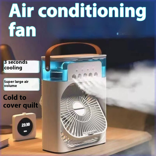4u1 Ventilator, mini klima, osvežavač i lampa