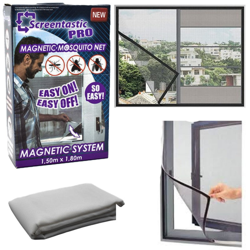Screentastic PRO – Magnetna mreža za komarce (150x180 cm) 🦟