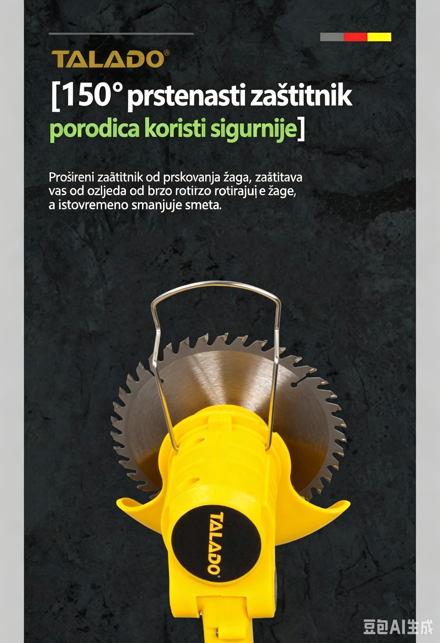 Akumulatorski Trimer TALADO 21V – Teleskopska Drška, Bežični, Profesionalni