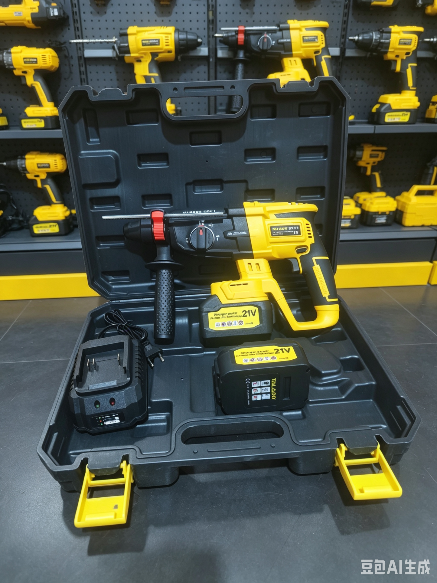 Akumulatorska Udarna Bušilica 21V Li-Ion – Set s 2 Baterije i Kofrom 80,00€