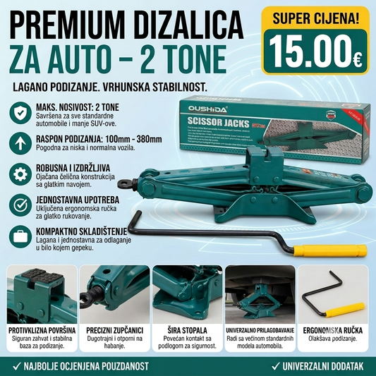 DIZALICA ZA AUTO 2T