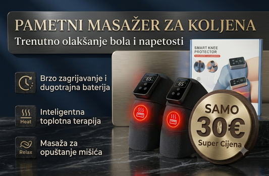 Pametni višenamjenski masažer za zglobove (Koljena, i Laktove)