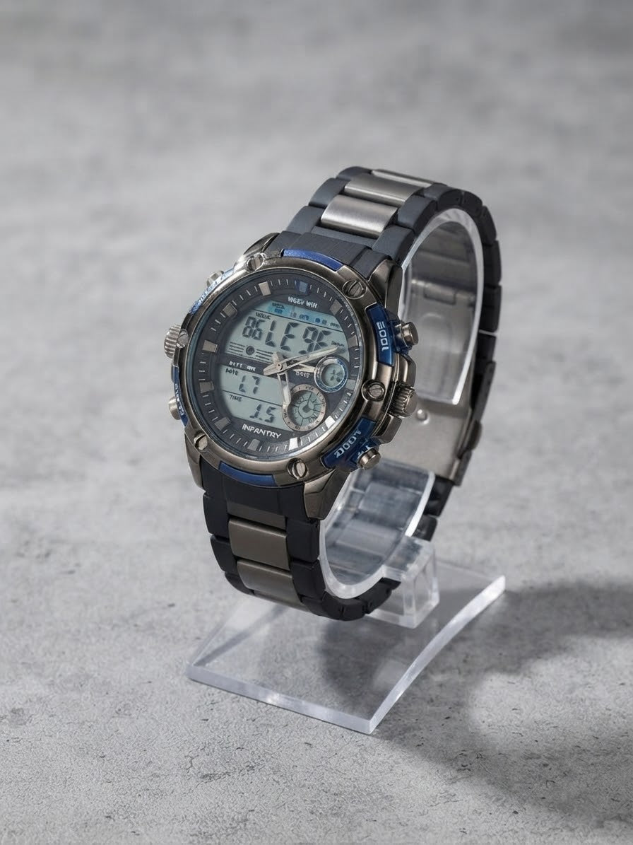BISTEC Sportski Ručni Sat – Vodootporan, Multifunkcionalan, 45mm