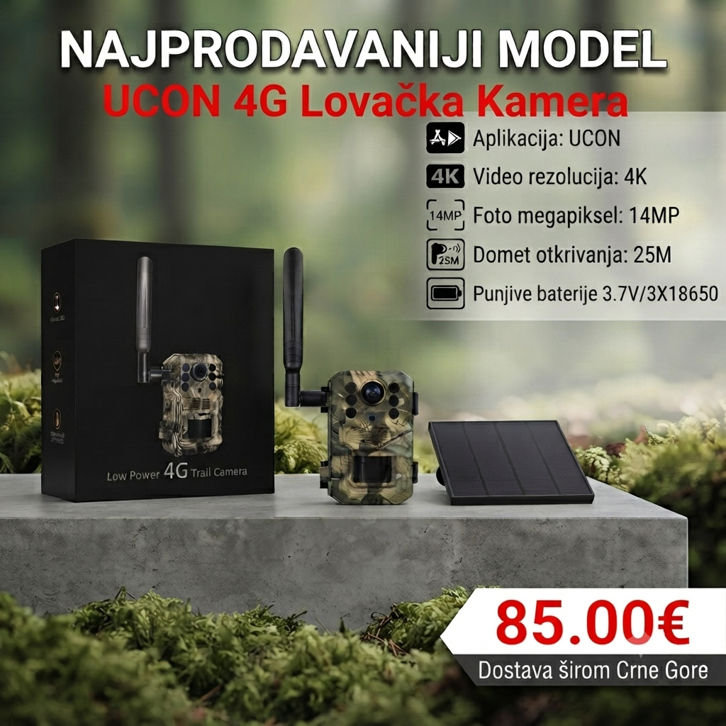 4G Solarna Lovačka Kamera
