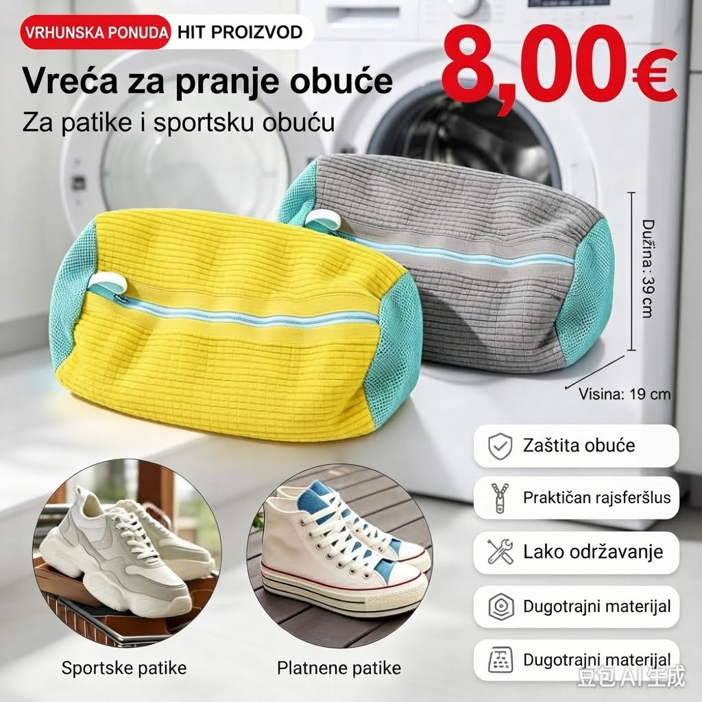 Vreća za pranje obuće | Hit proizvod - Cijena 8,00€