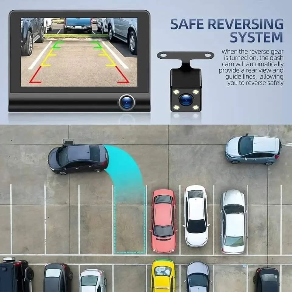 Auto kamera 3 u 1 Auto kamera Full HD unutrasnja i zadnja