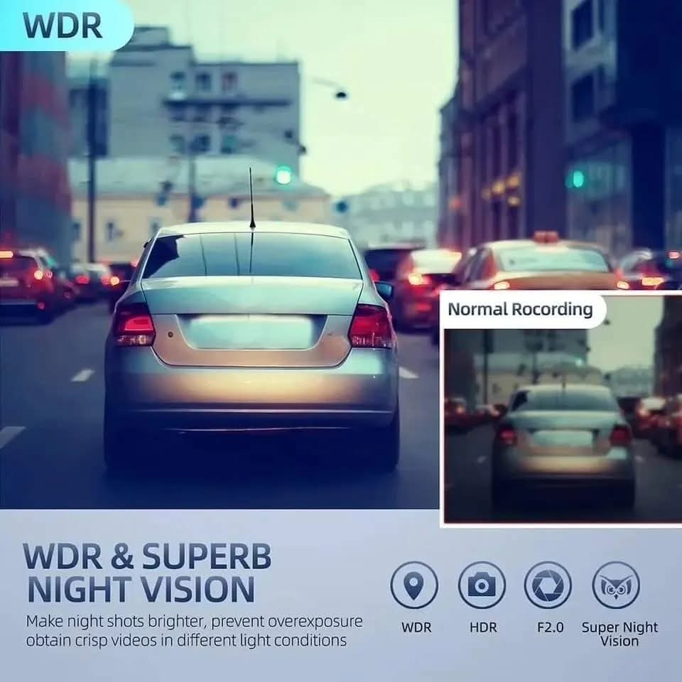 Auto kamera 3 u 1 Auto kamera Full HD unutrasnja i zadnja