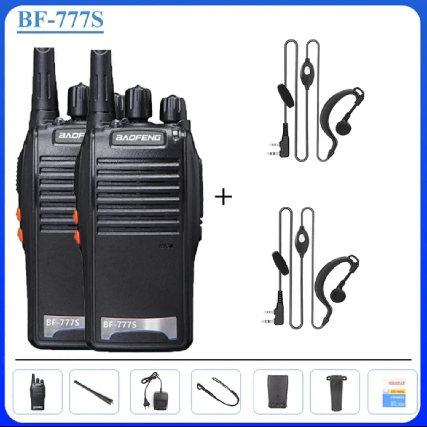 Set od dvije toki-voki motorole Baofeng BF-777S