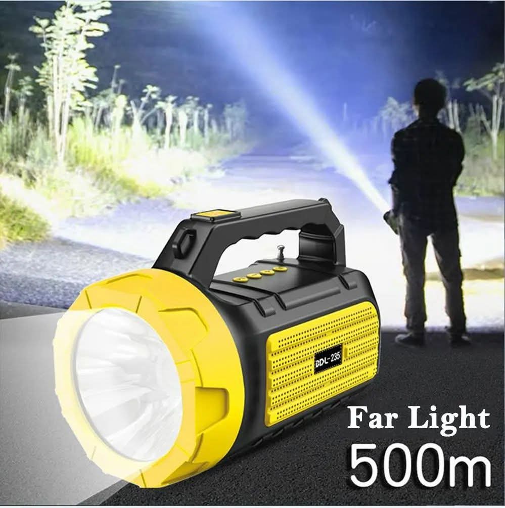 Ručna punjiva led lampa sa bluetooth zvucnikom