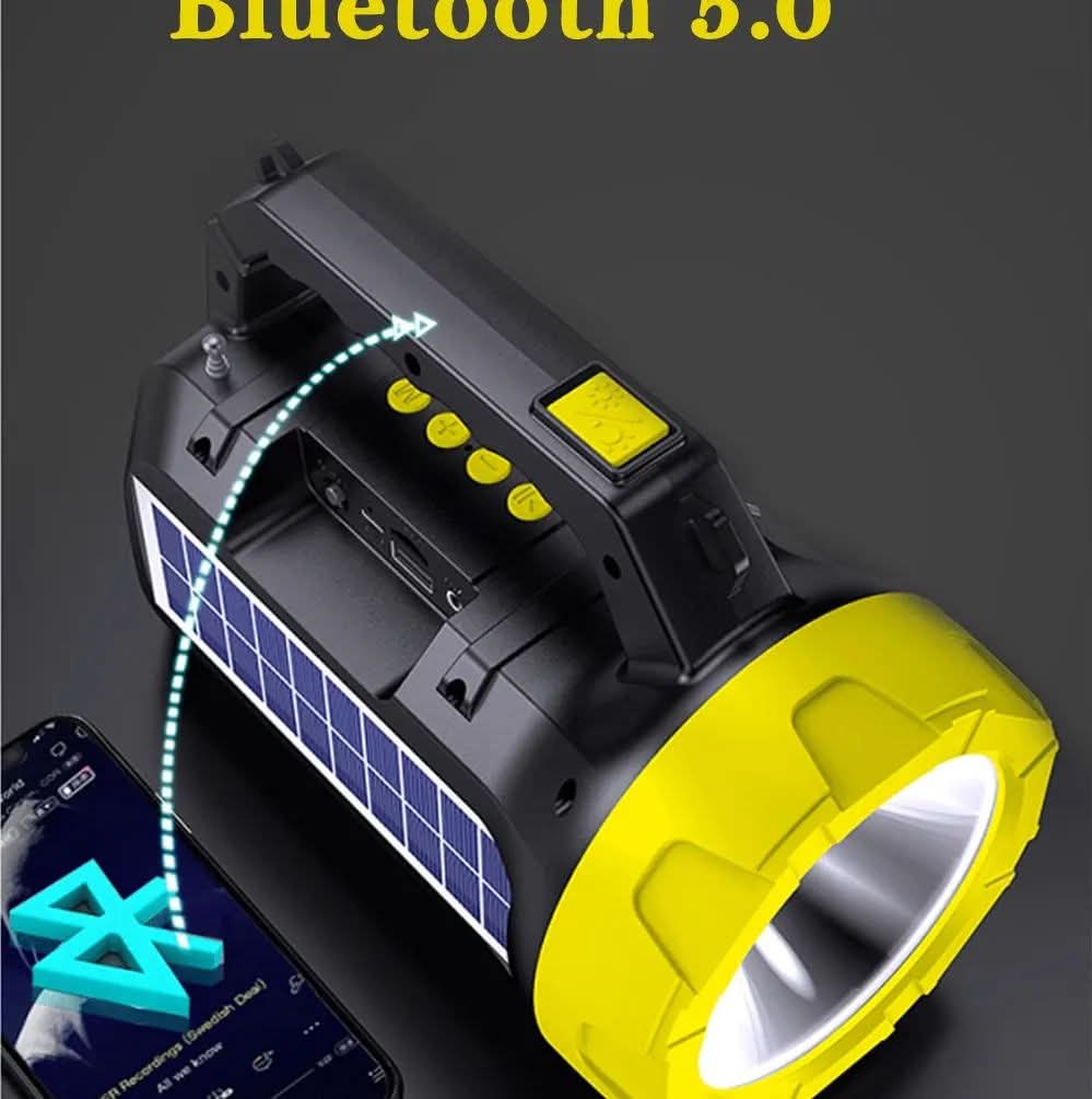 Ručna punjiva led lampa sa bluetooth zvucnikom