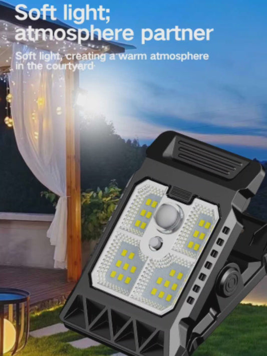 Solarna lampa s kopčom