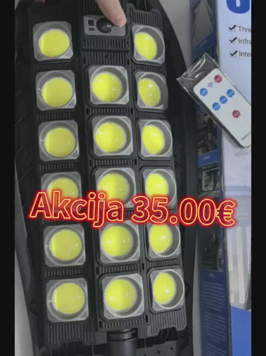 700W Solarni LED Reflektor sa Senzorom Pokreta i Daljinskim | IP65