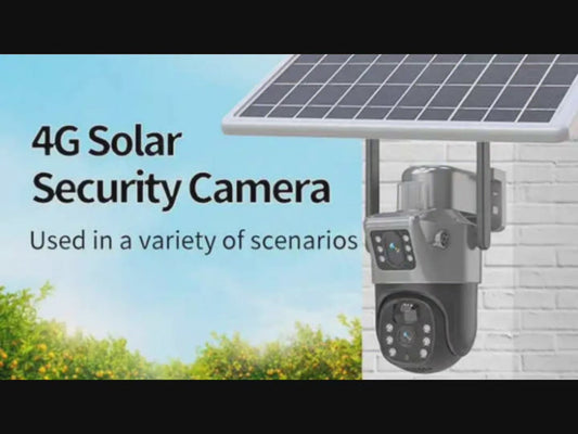 SOLARNA 4G  ili wifi KAMERA S DVA SOČIVA